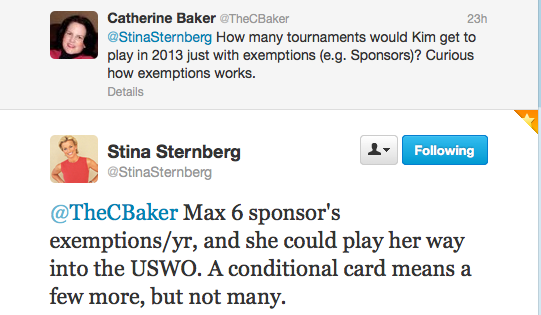 Image of Twitter Conversation with Stina Sternberg